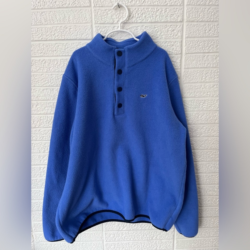 Vineyard Vines Pullover Snap Fleece Size L